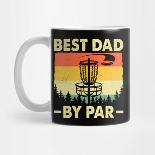 Best Dad By Par Funny Disc Golf Mug